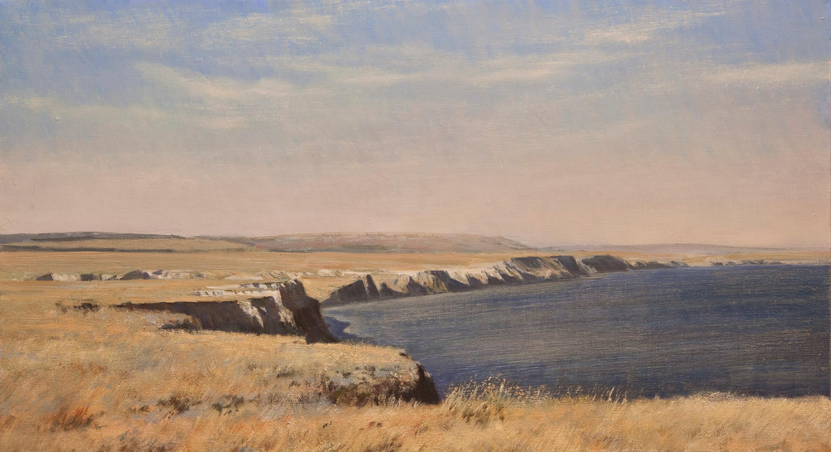Volzhsky expanse . Original modern art painting