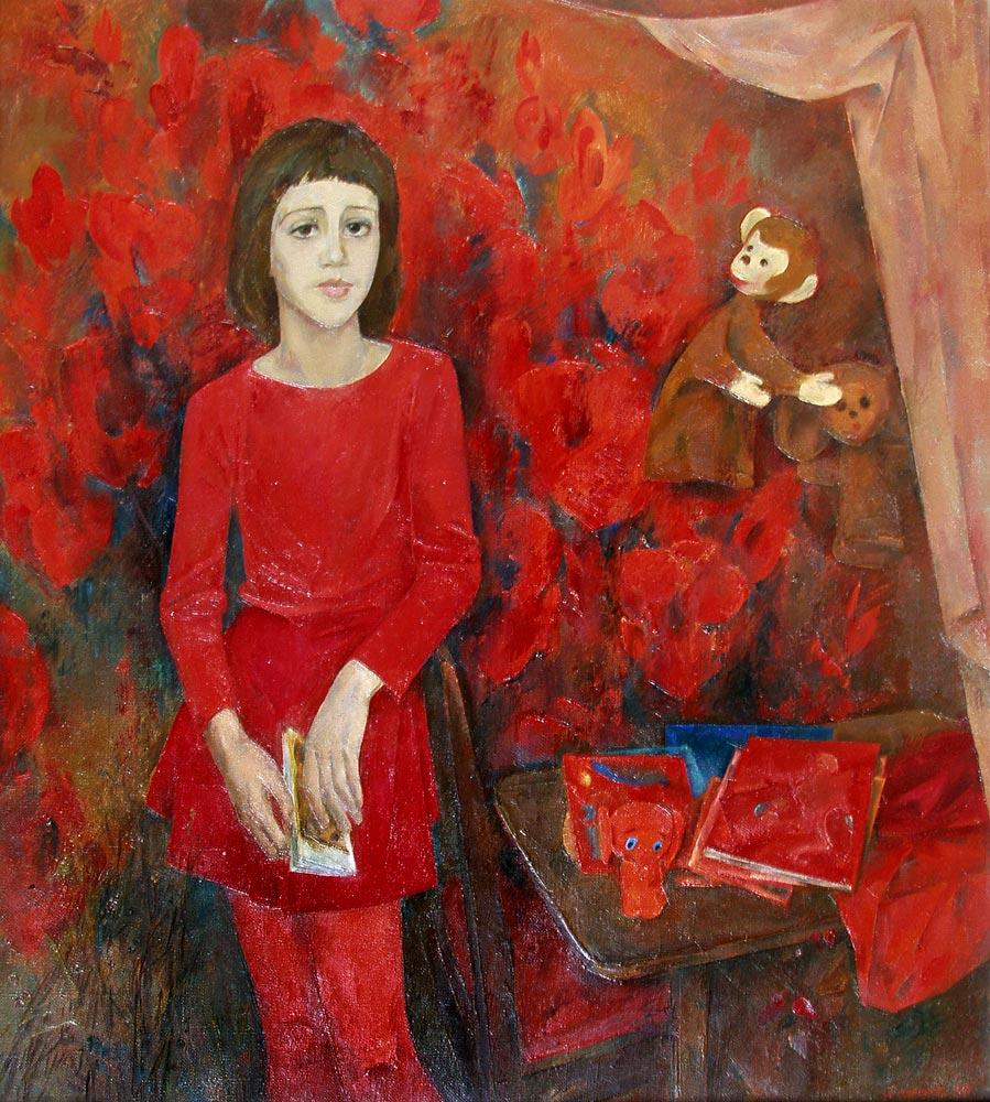 Надя. Original modern art painting
