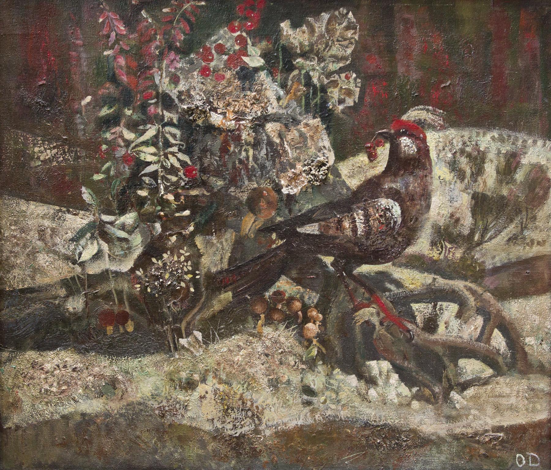 Wild bird. Original modern art painting