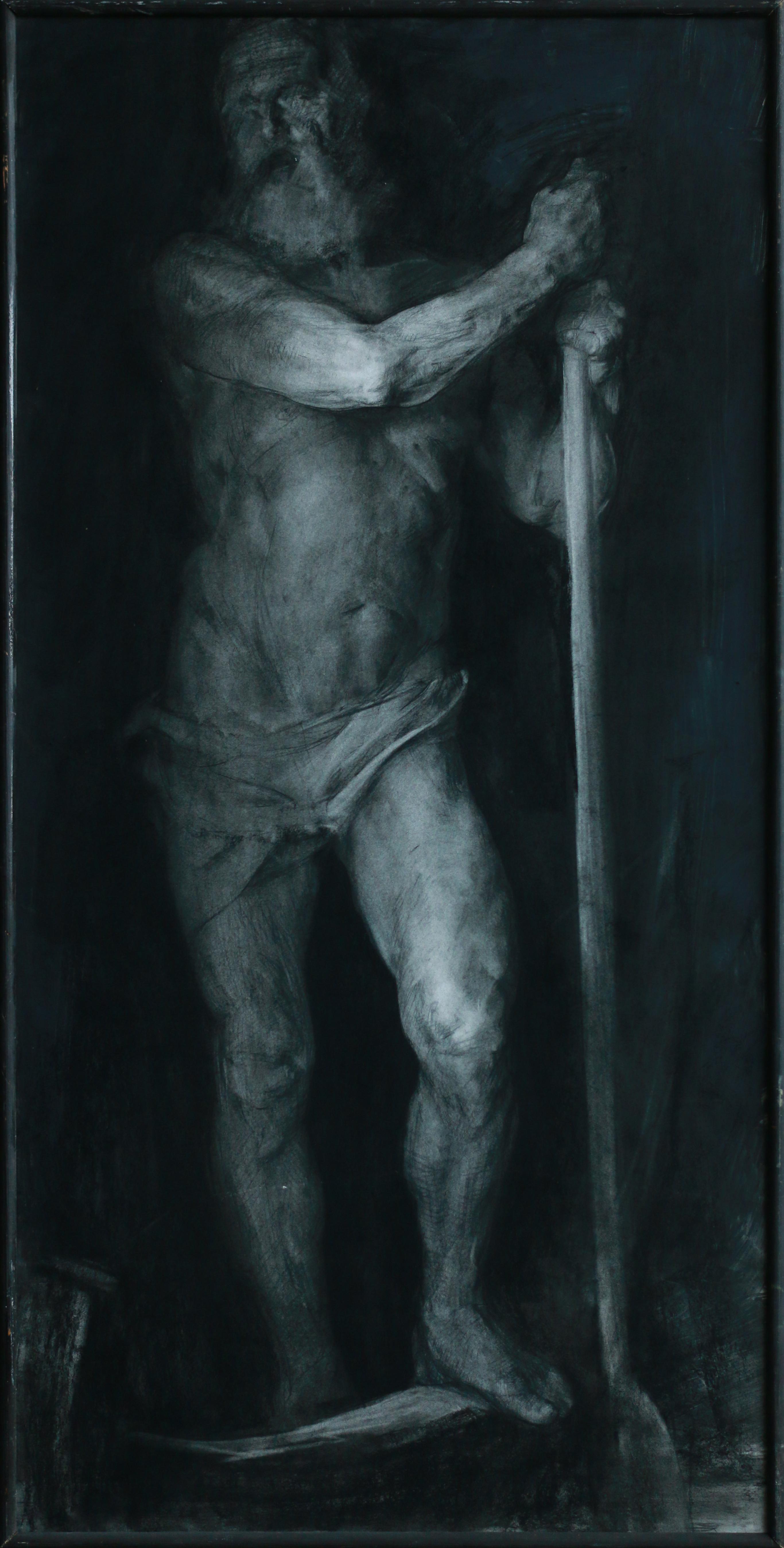Charon. Original modern art painting