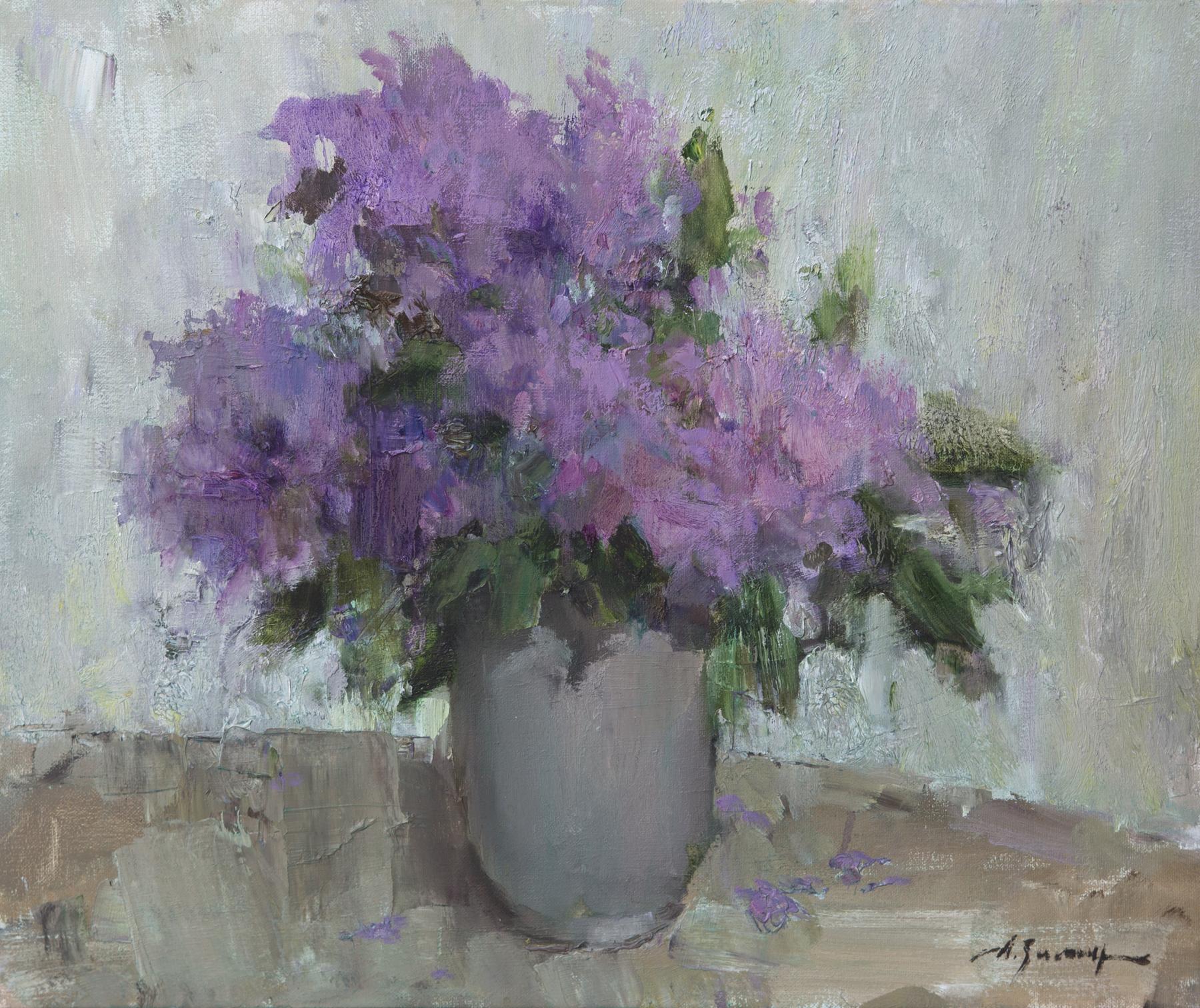 Lilac. Original modern art painting