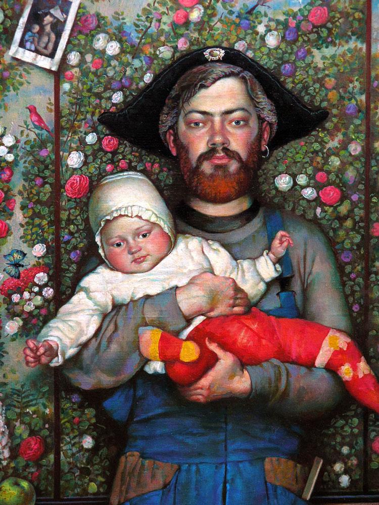 Man with a child
