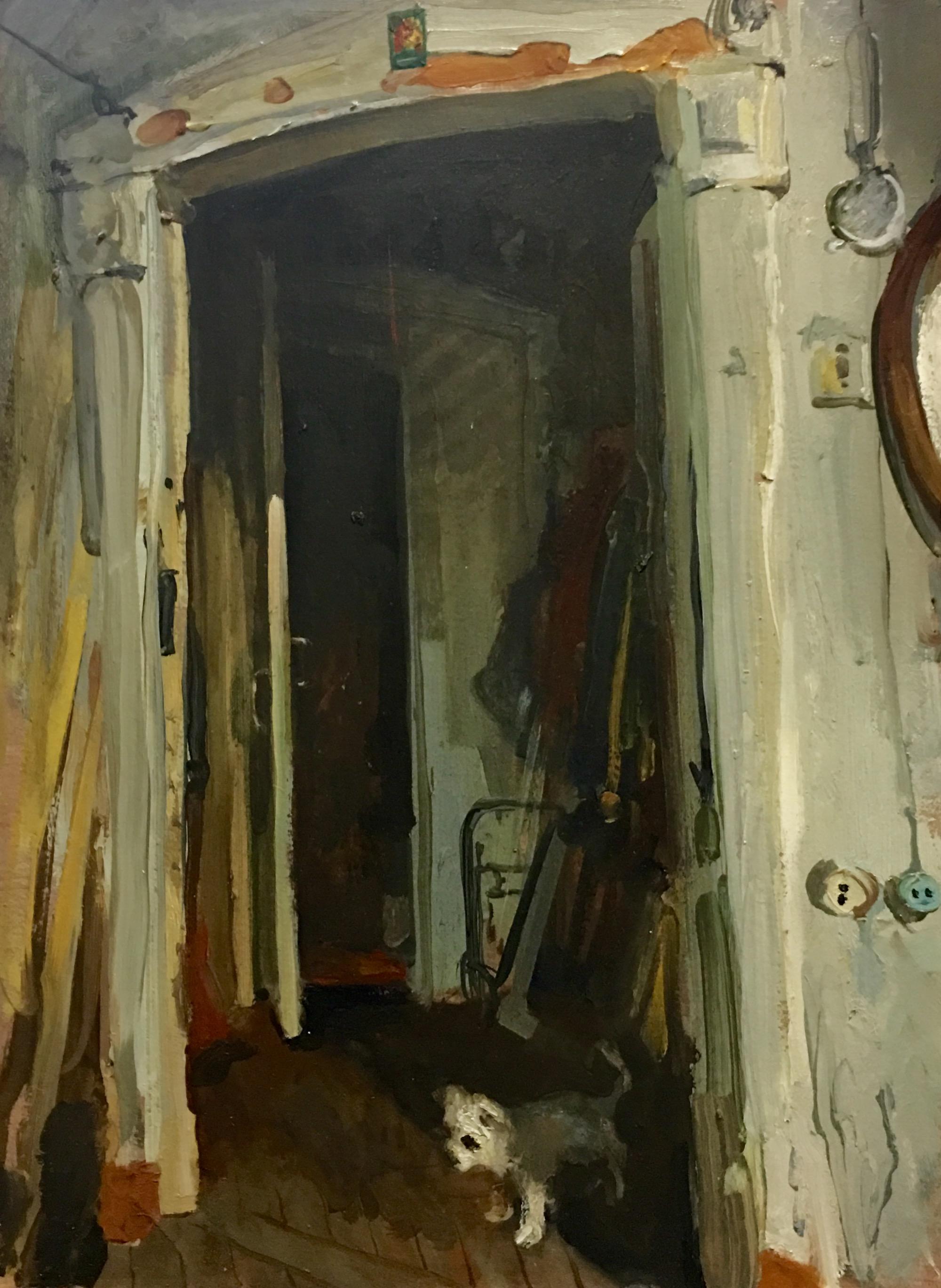 Interior. Original modern art painting