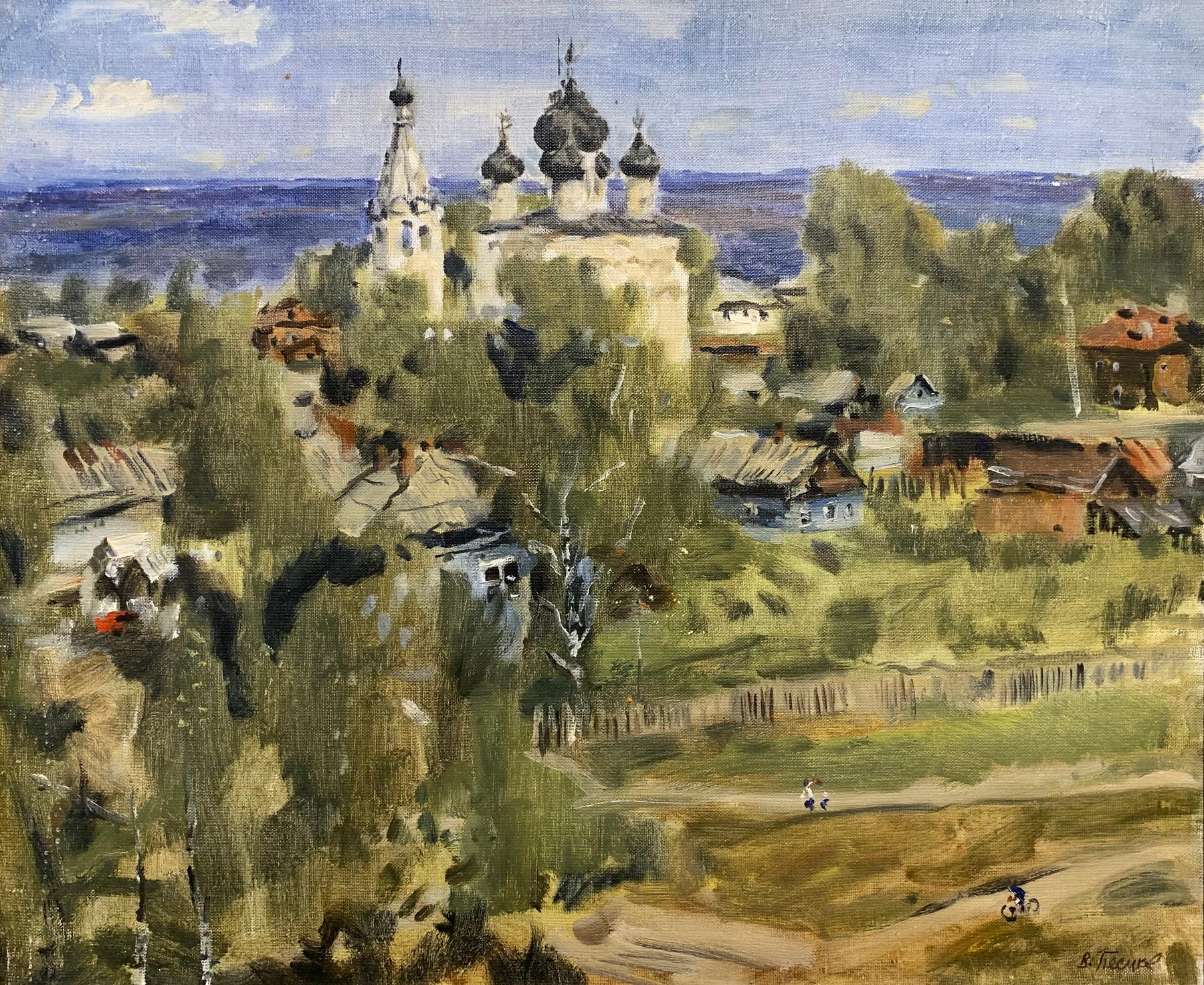 Белозерск. 2002. Original modern art painting