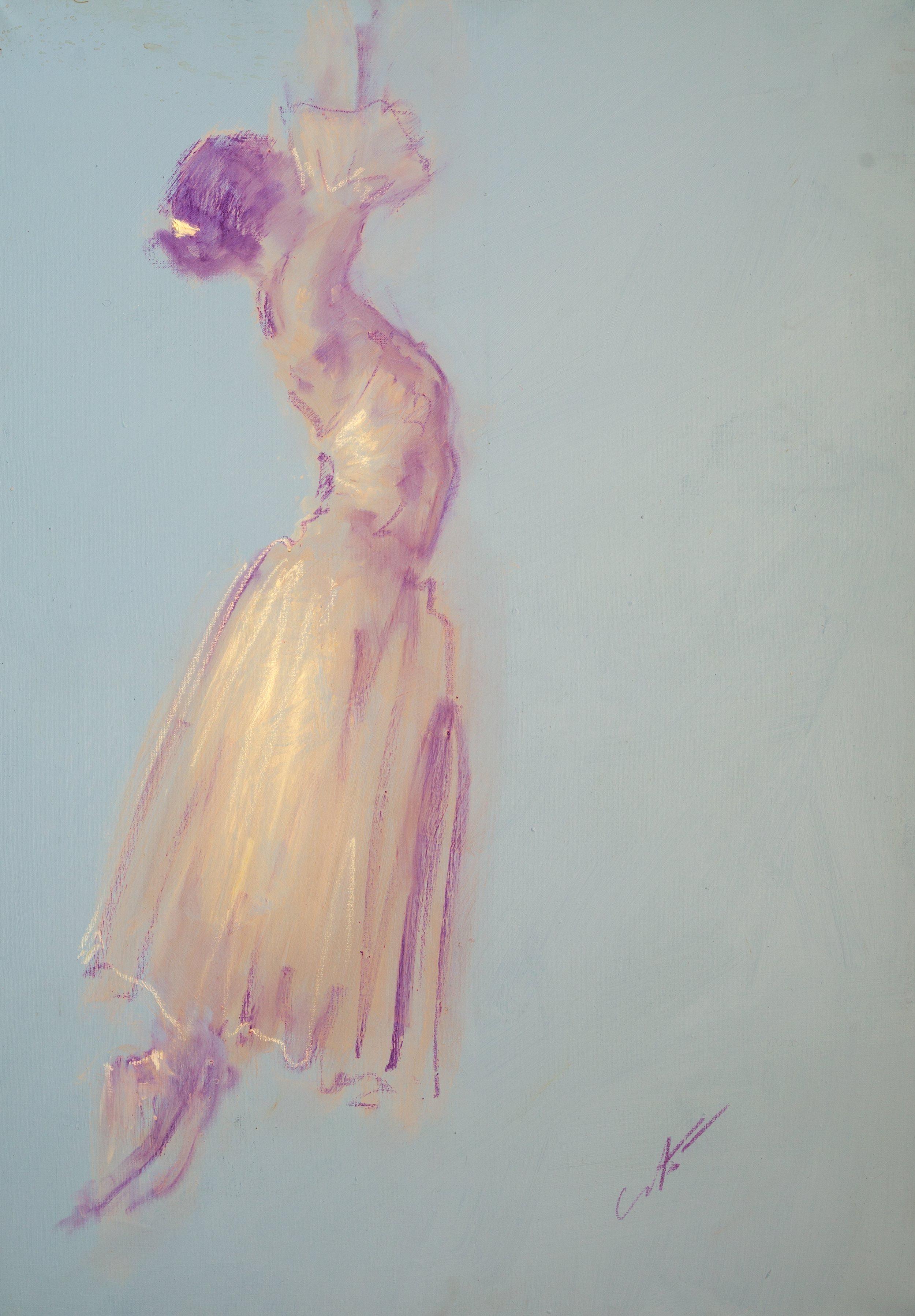 Dancer. Original modern art painting