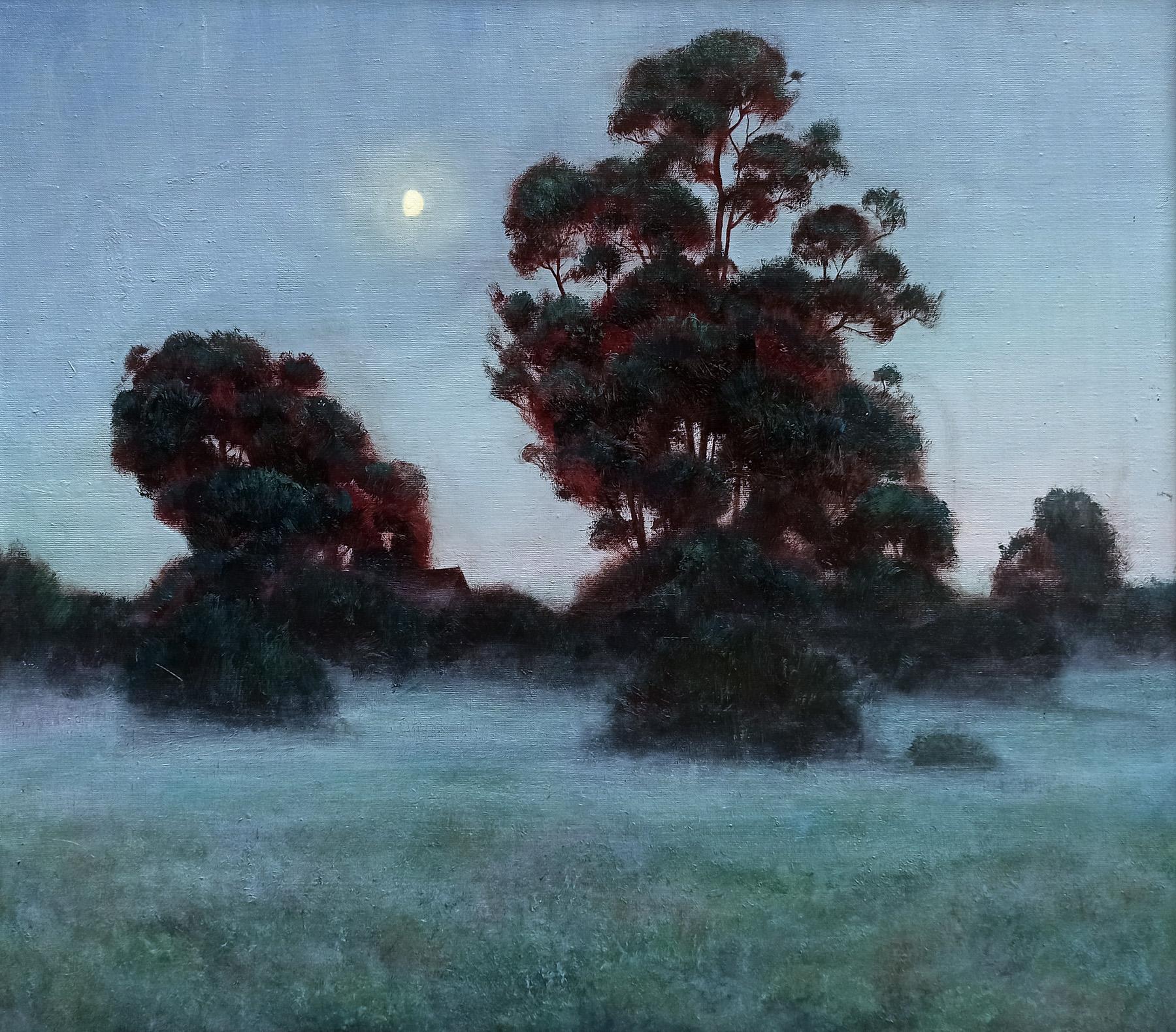 Mist. Original modern art painting