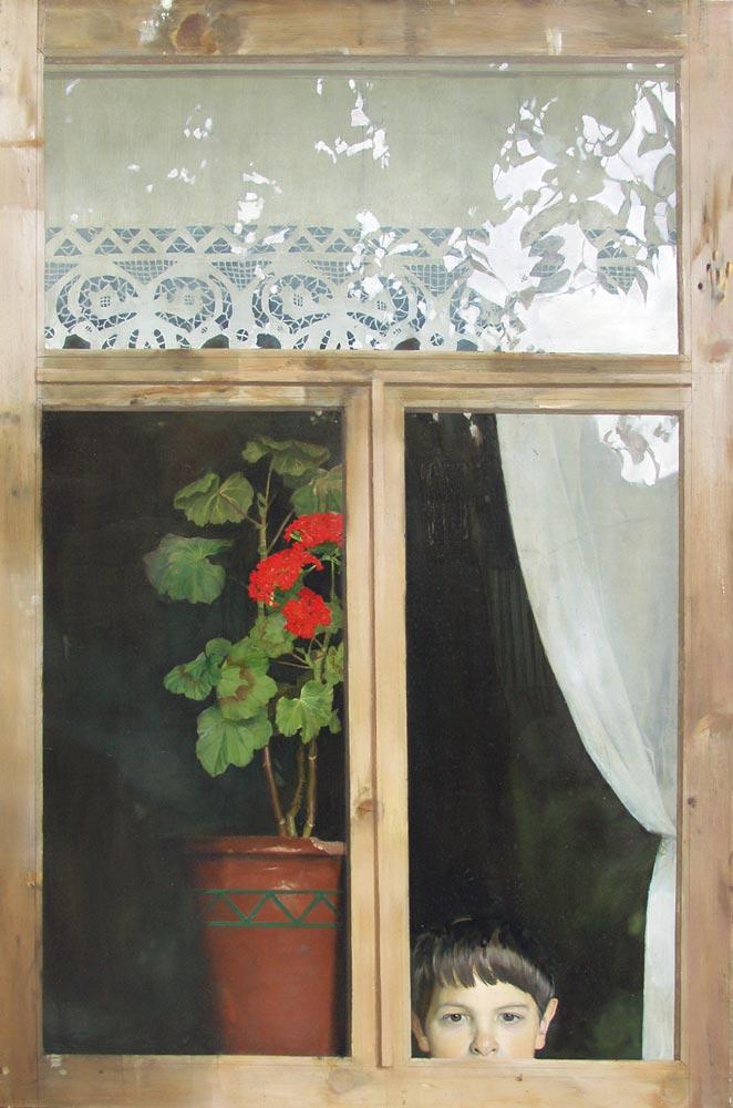Window 3. Original modern art painting