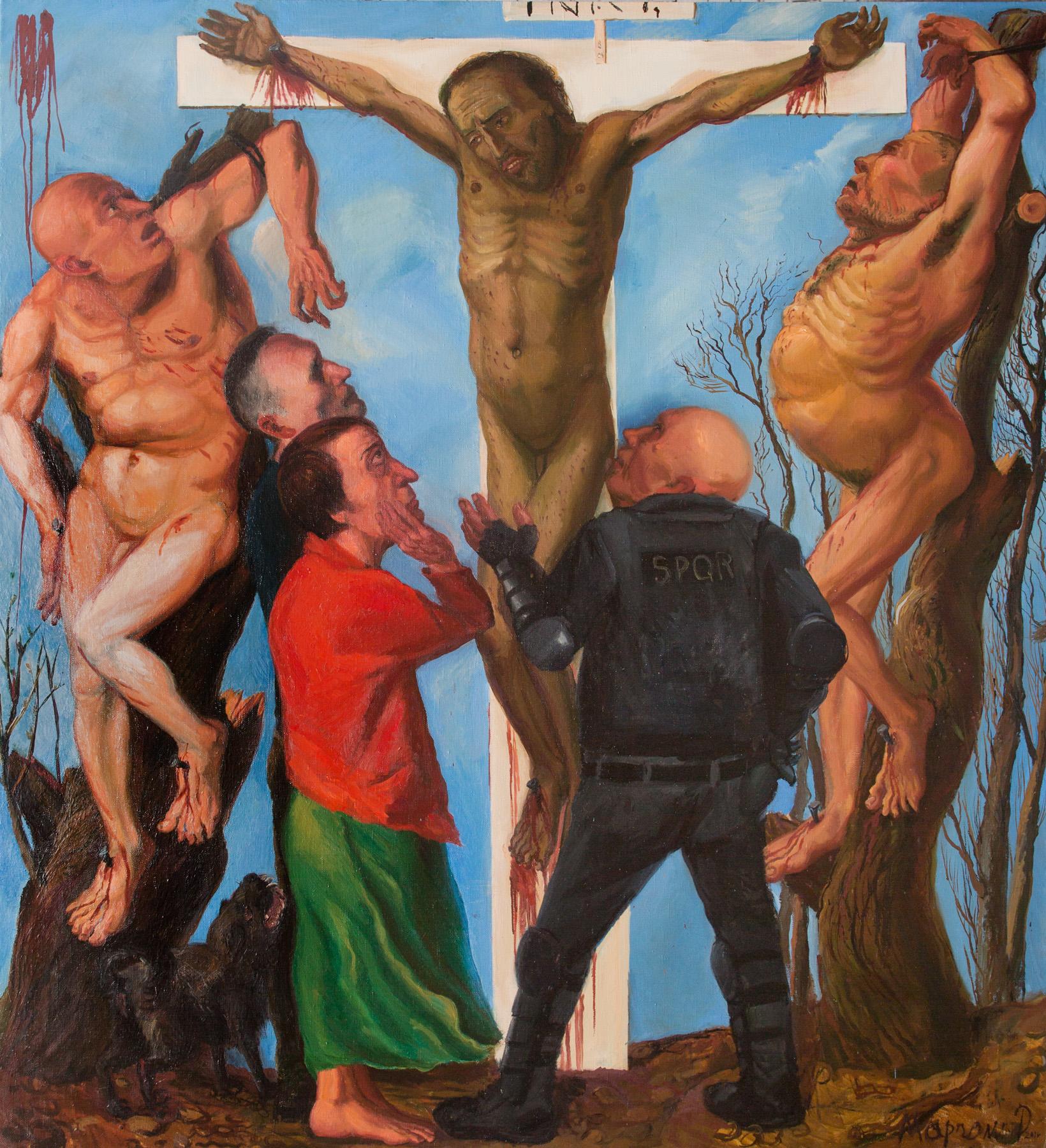 十字架. Original modern art painting