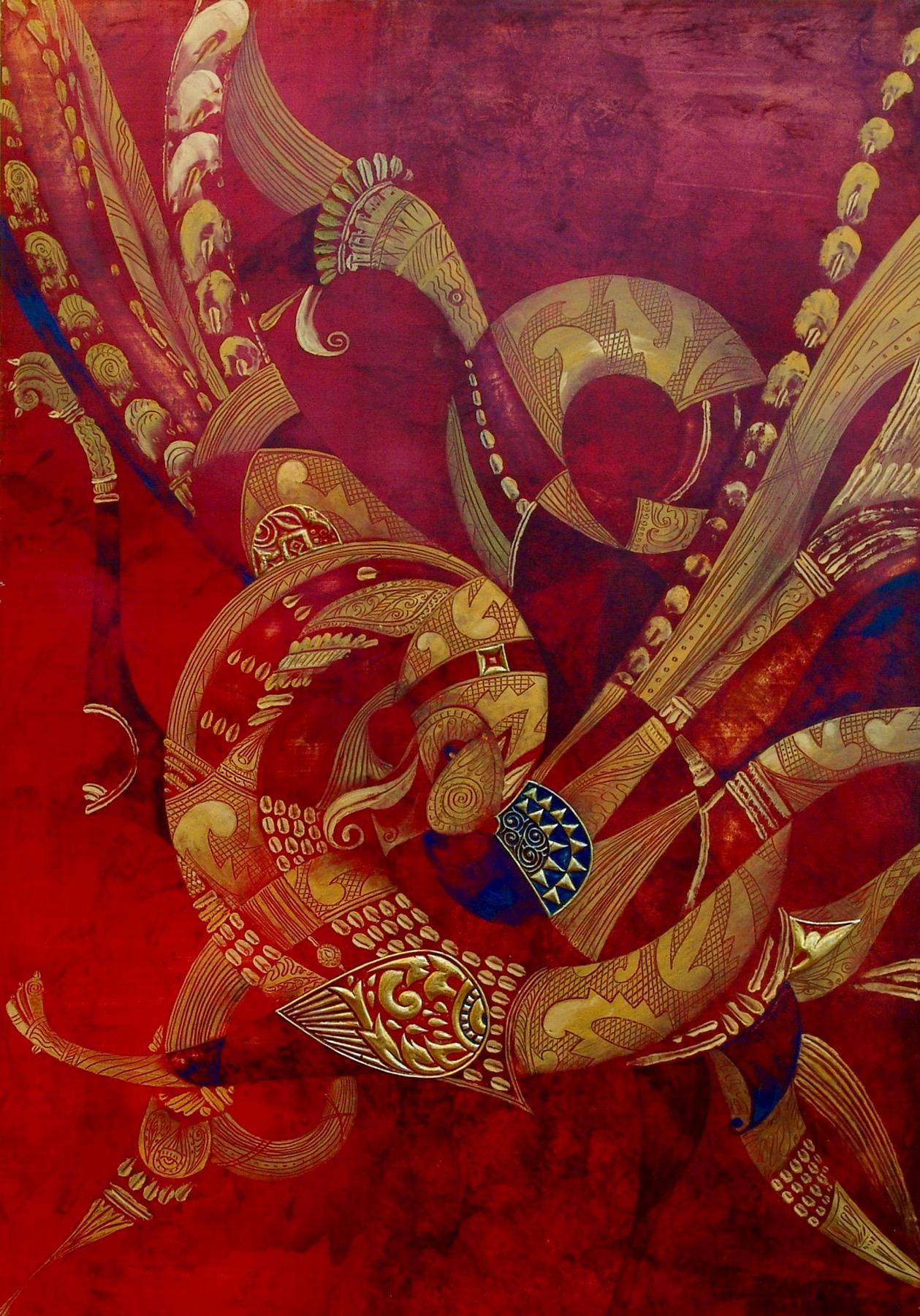 Slavic mythology. Original modern art painting