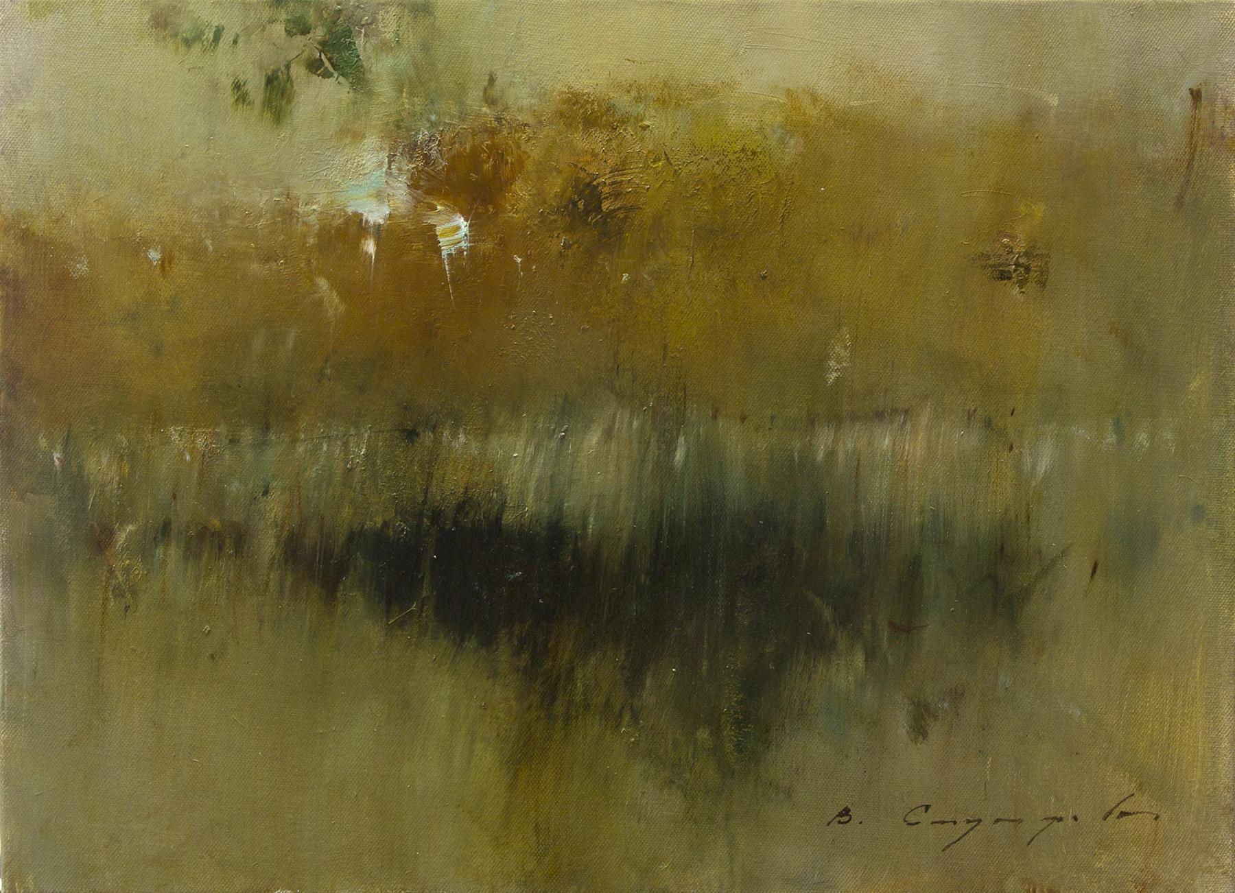 Backwater. Original modern art painting