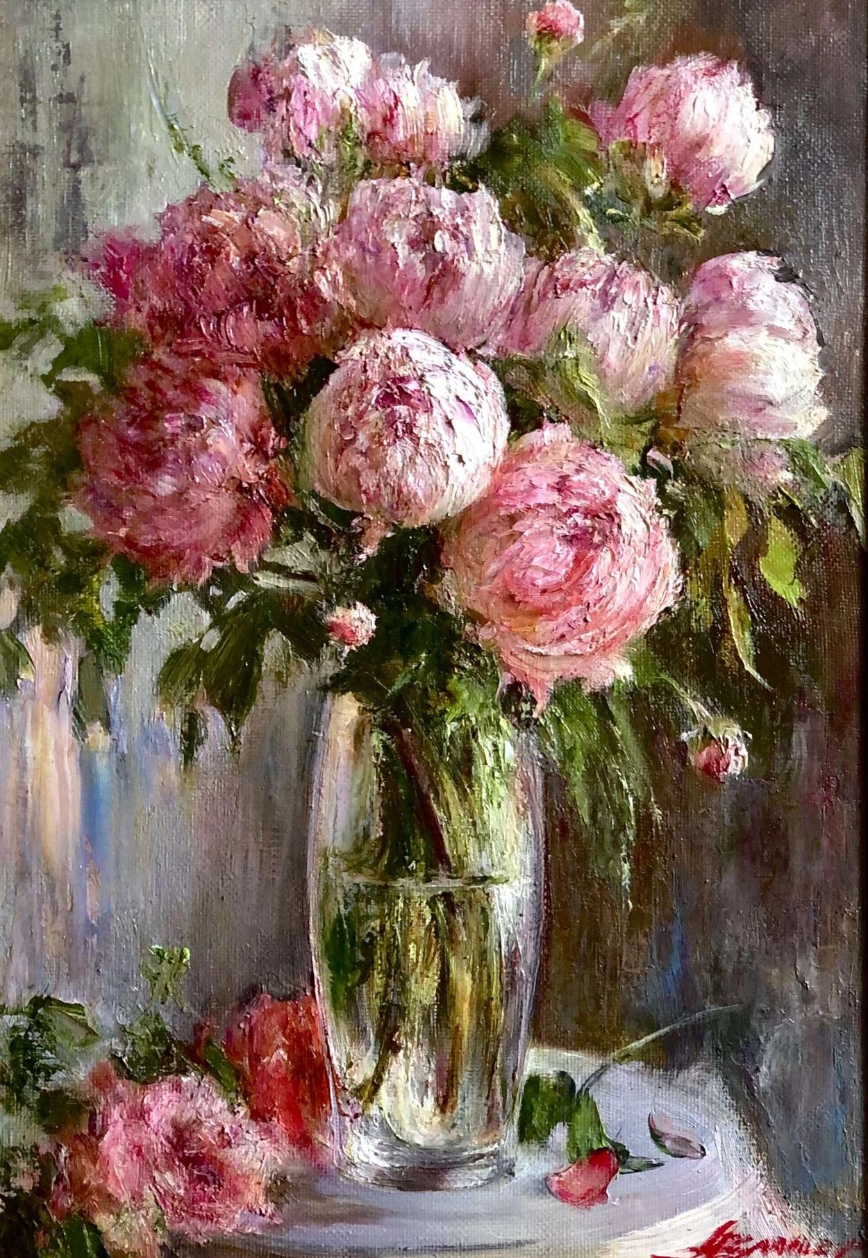 Розы . Original modern art painting