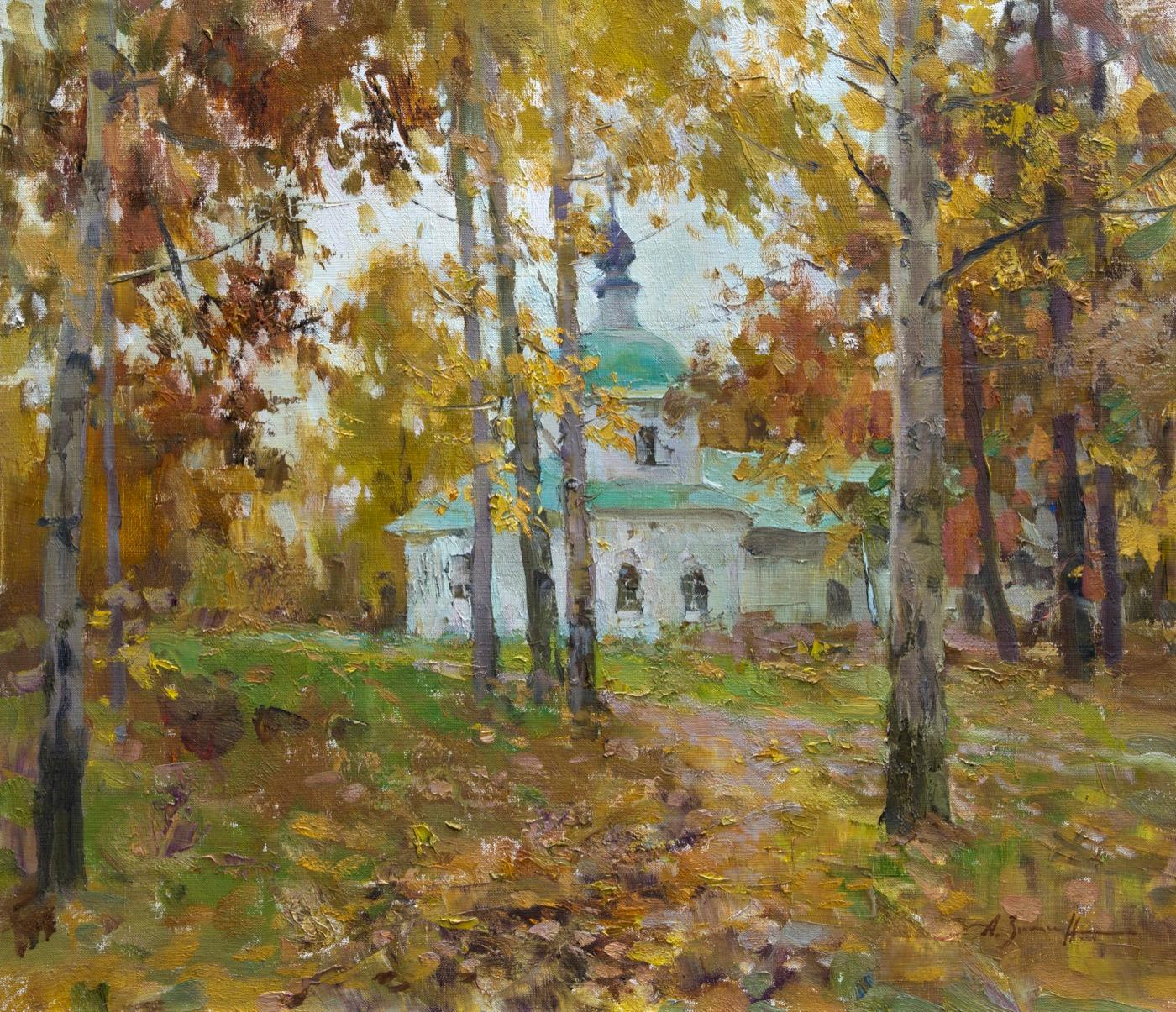 Autumn. Original modern art painting