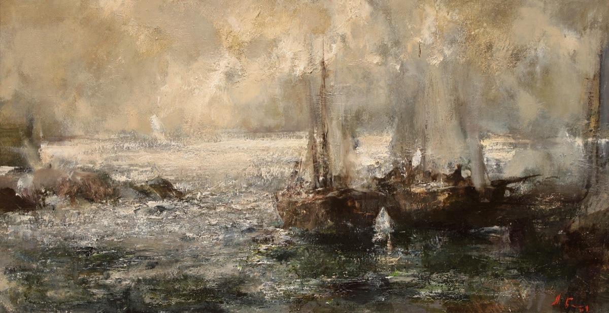 Балтийское море. Original modern art painting