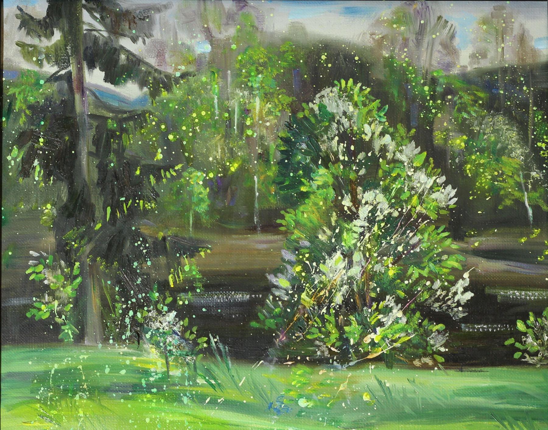 Spring. Original modern art painting