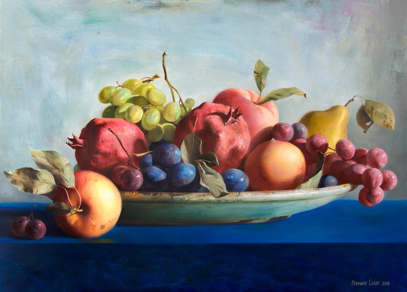 Fruits. Original modern art painting