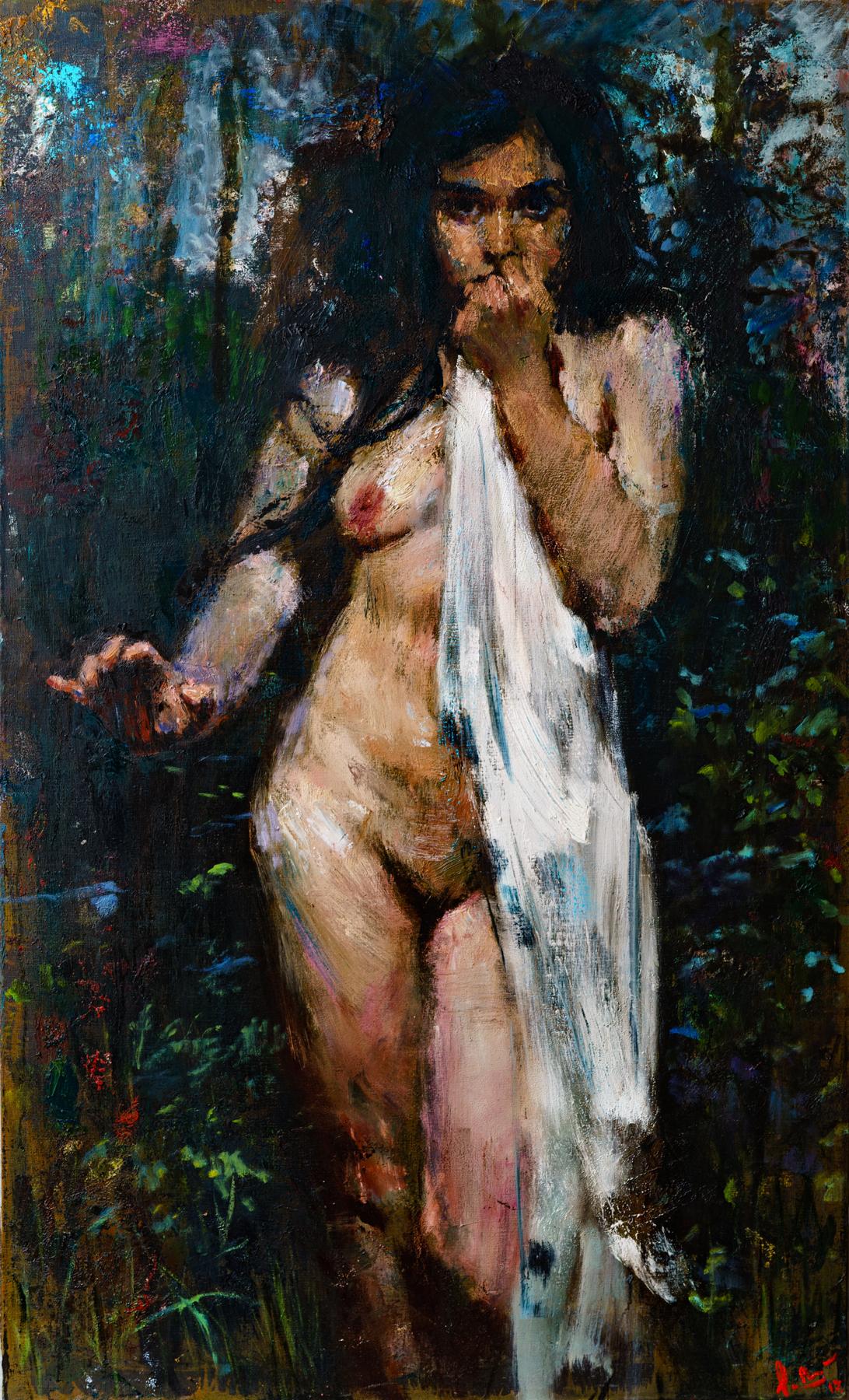 Susanna. Original modern art painting