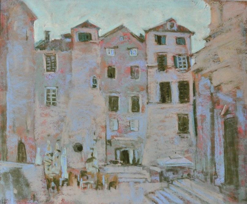 Croatia. Dubrovnik. Original modern art painting
