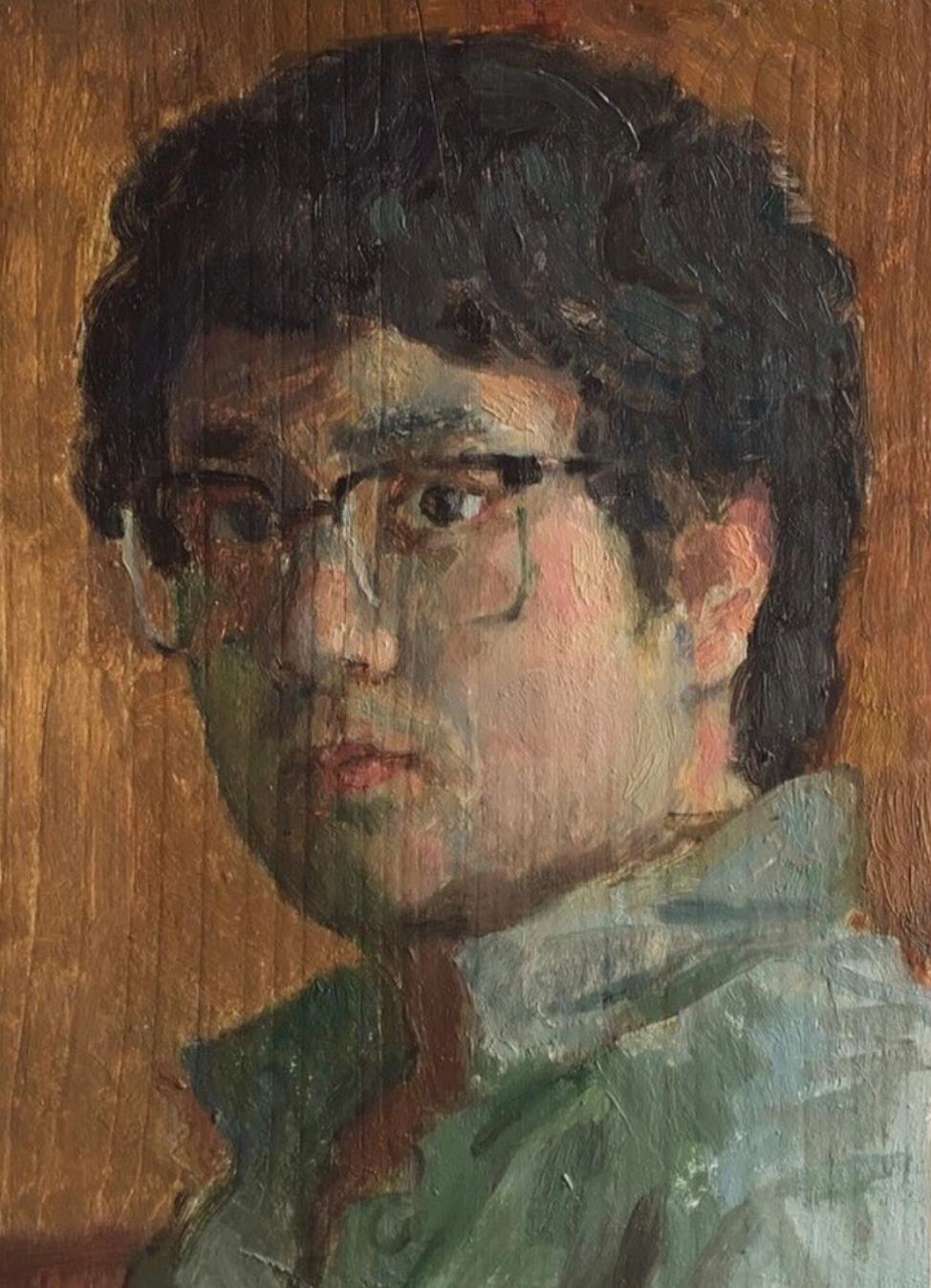 «self portrait»,Bai Yu. Original modern art painting