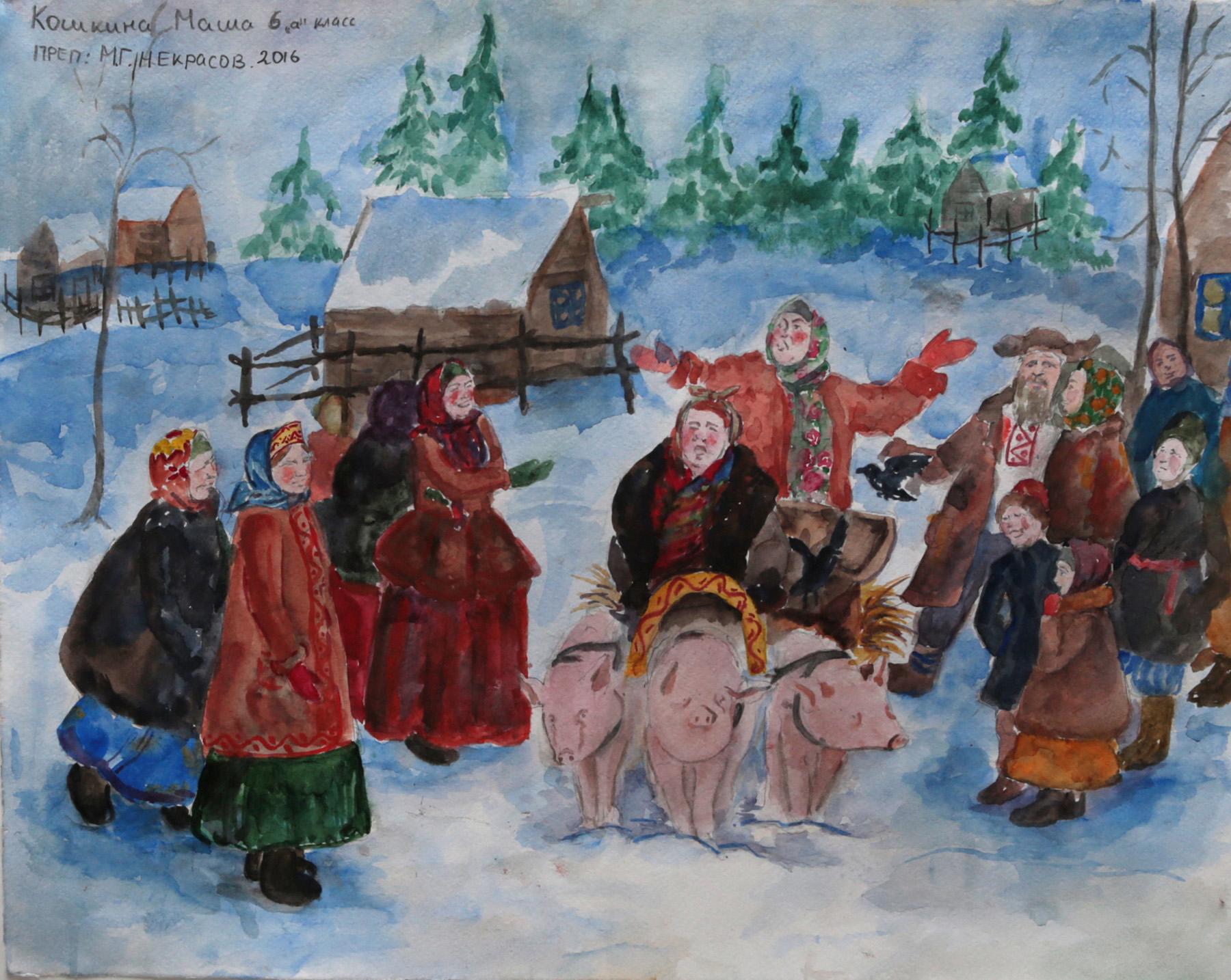 Кошкина М. Original modern art painting