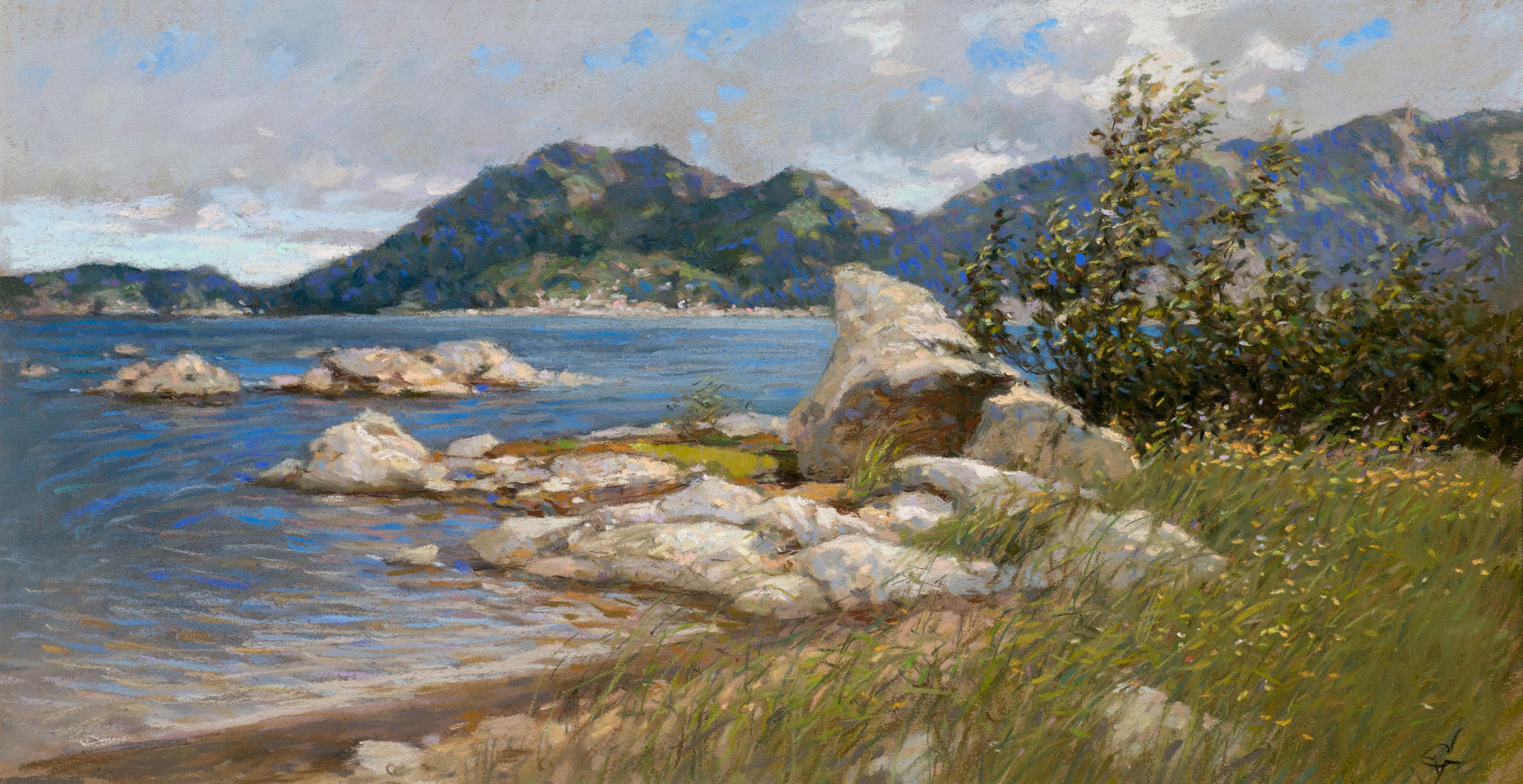 Corsica. Original modern art painting