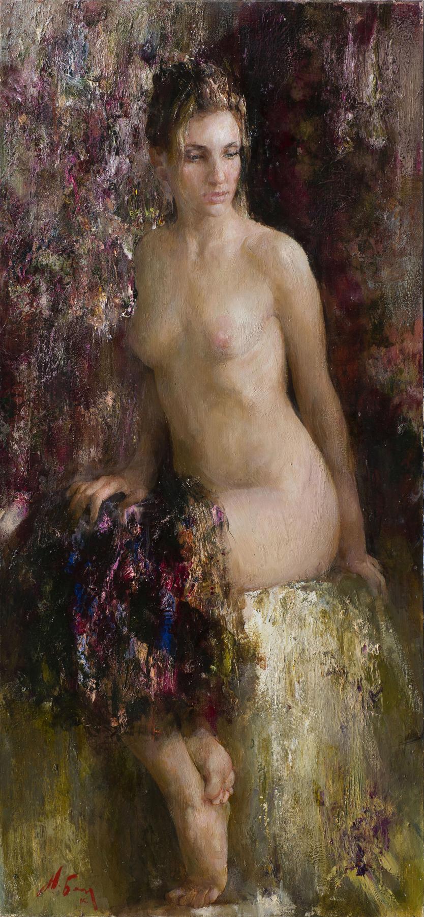 Nude. Original modern art painting