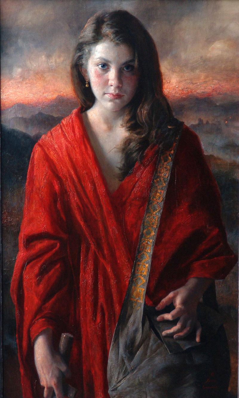 Judith. Original modern art painting