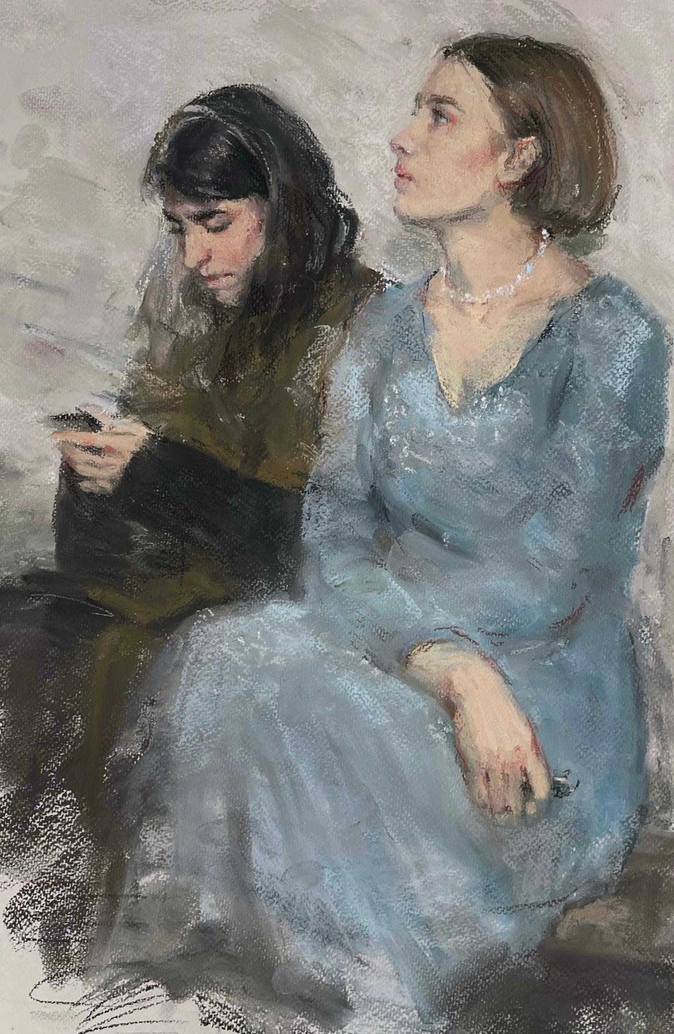 girlfriends. Original modern art painting