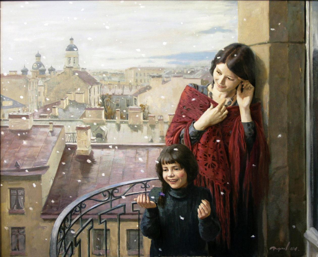 Fedotov Vasily. Original modern art painting