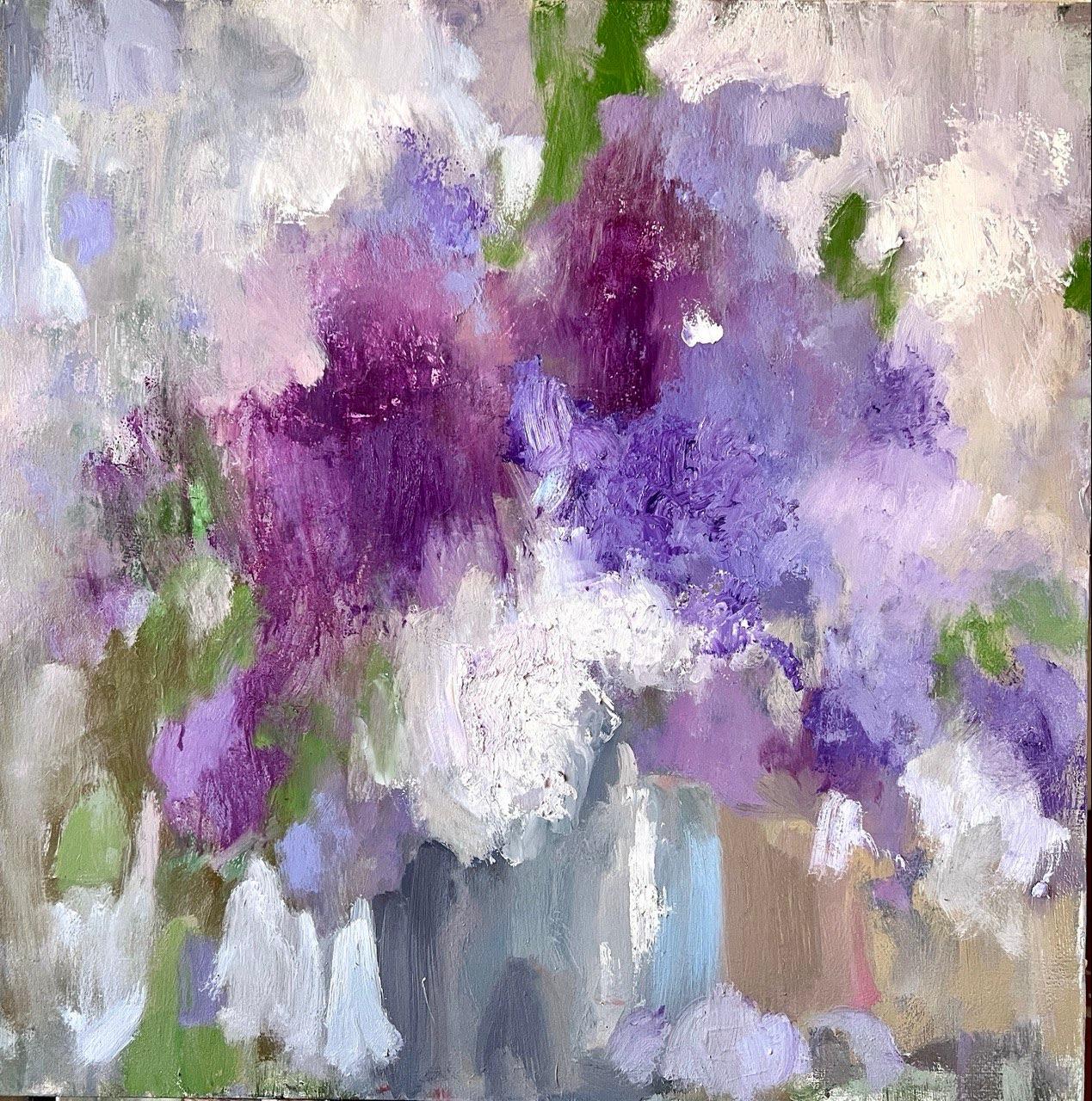 Lilac . Original modern art painting