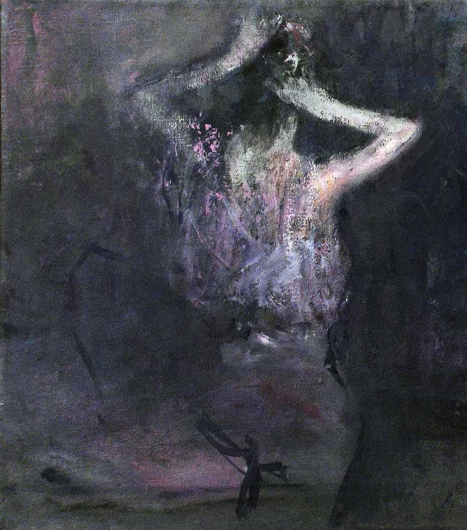 夜色中的芭蕾舞演员,2006. Original modern art painting