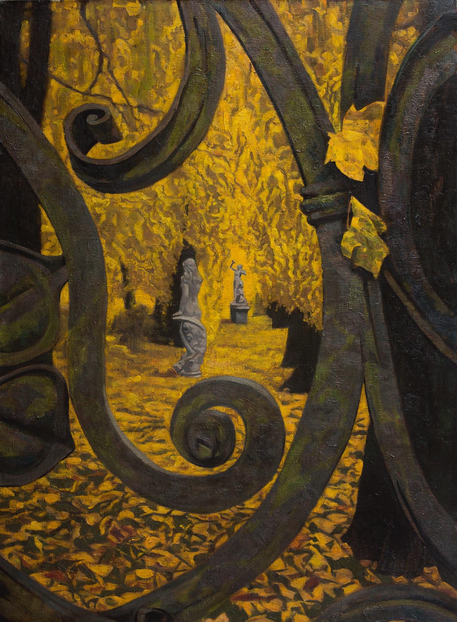 Осень-Это Санкт-Петербург. Original modern art painting