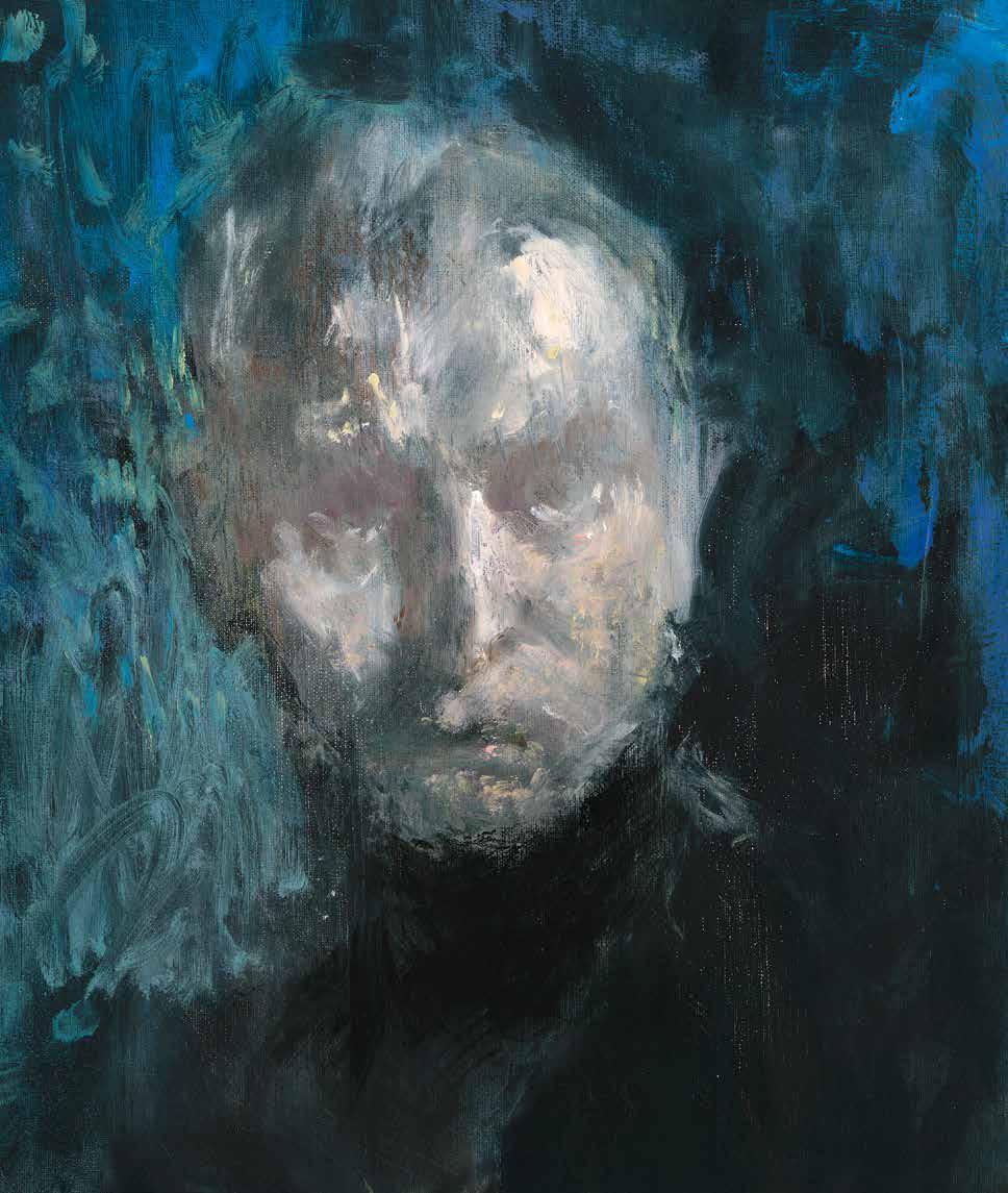 Self-portrait, 2006. Original modern art painting