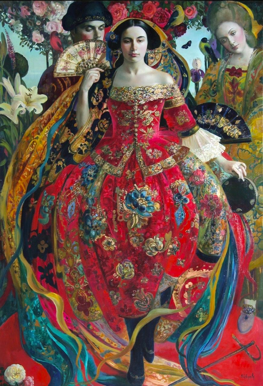 Carmen . Original modern art painting