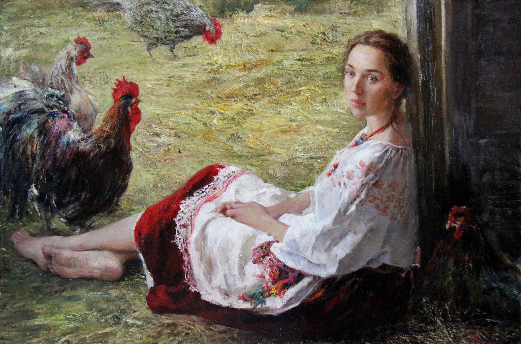 Vinogradova Anna . Original modern art painting