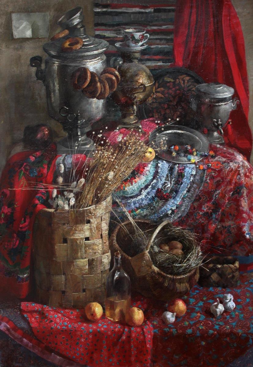 Still life with drying