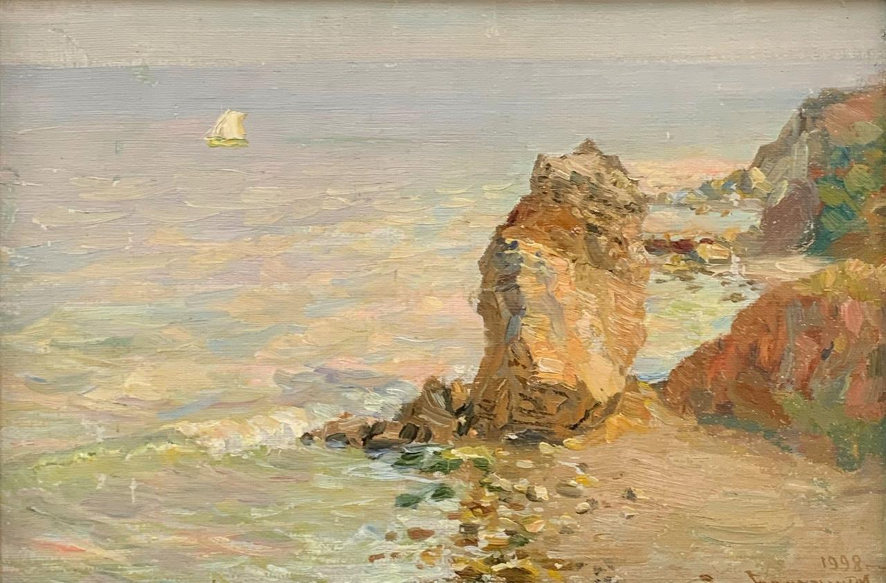 Море в Одессе . Original modern art painting