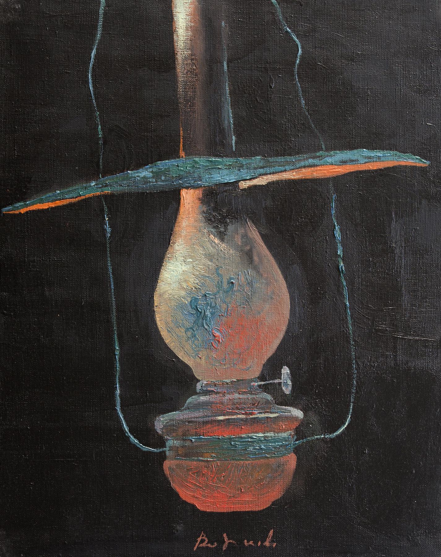 Lamp III. Original modern art painting