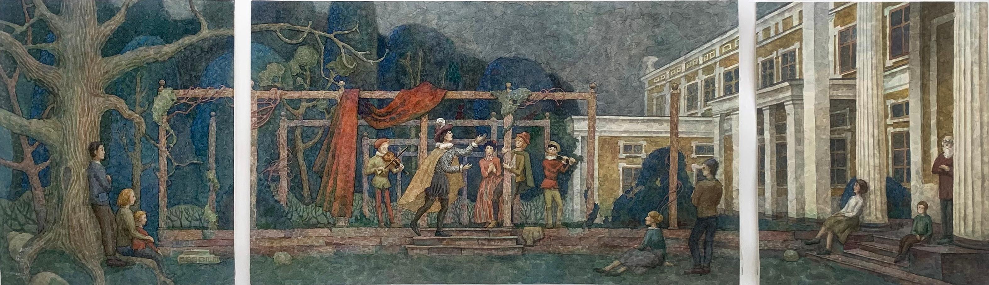 Krylova E. Original modern art painting