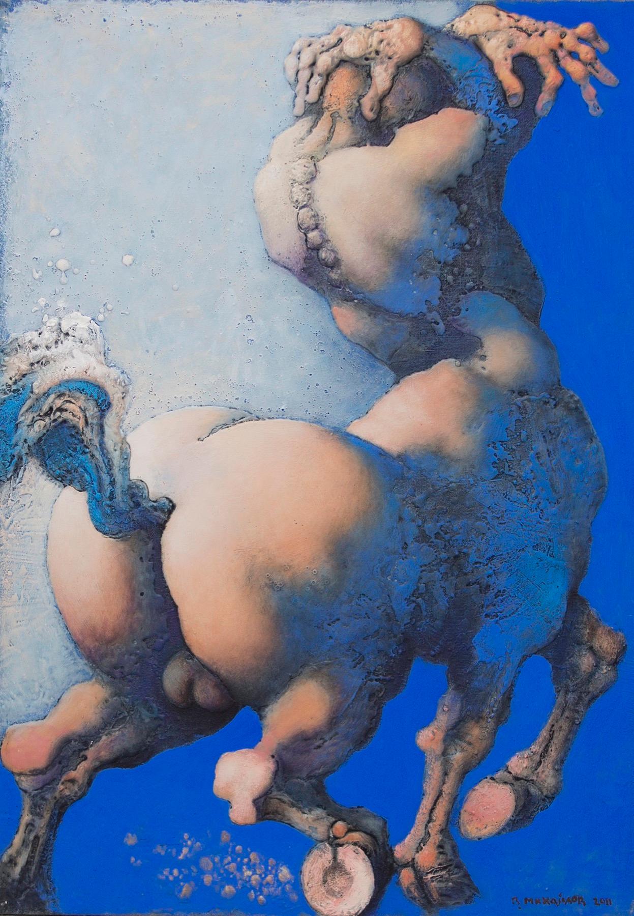 Centaur. Original modern art painting