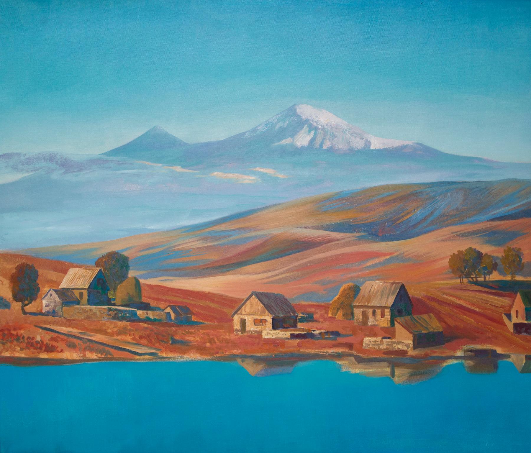 Ararat. Original modern art painting