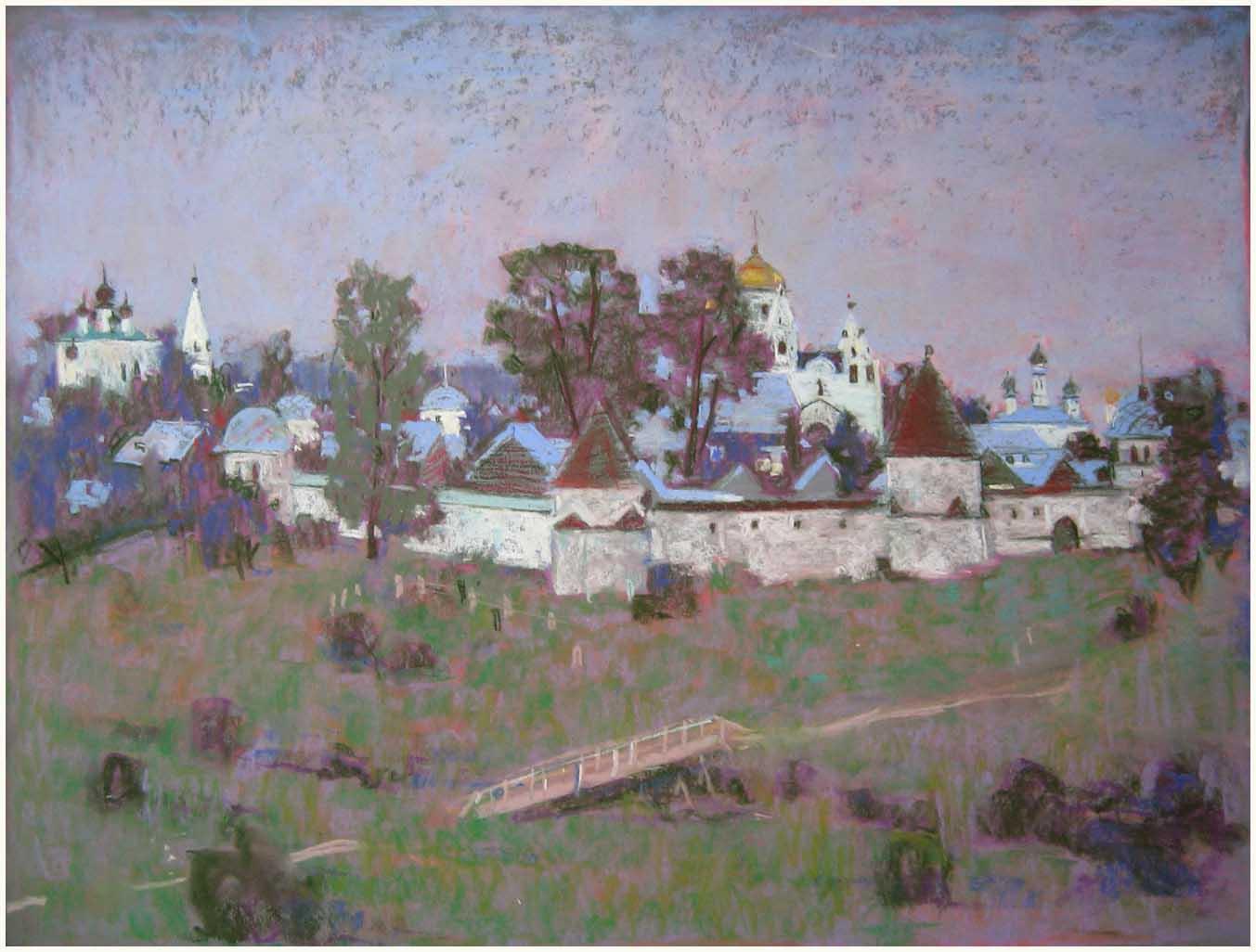 Suzdal. Original modern art painting