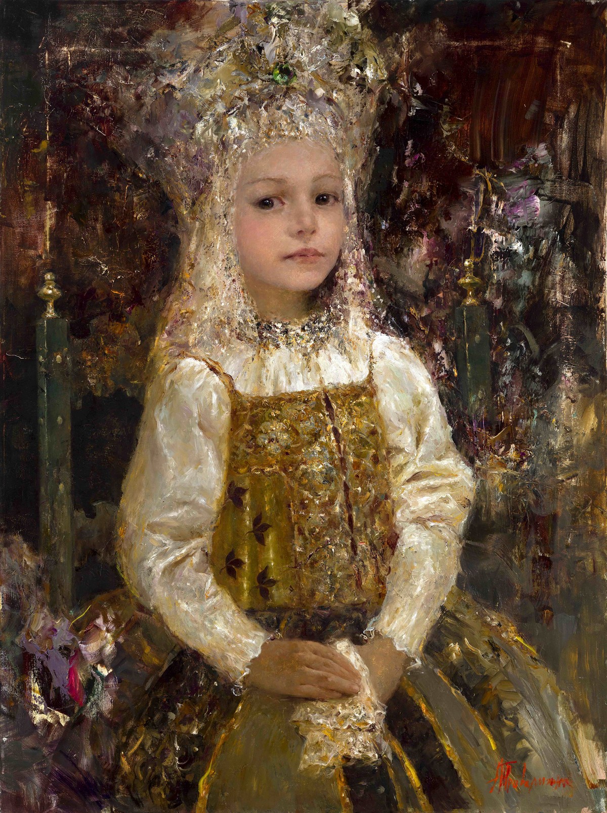 Alice in folk dress — Privalikhina Angelika