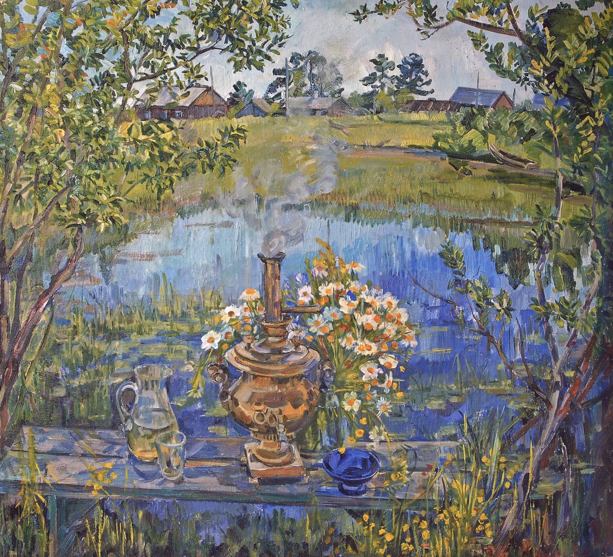 Morning in the village — Suvorova Natalia