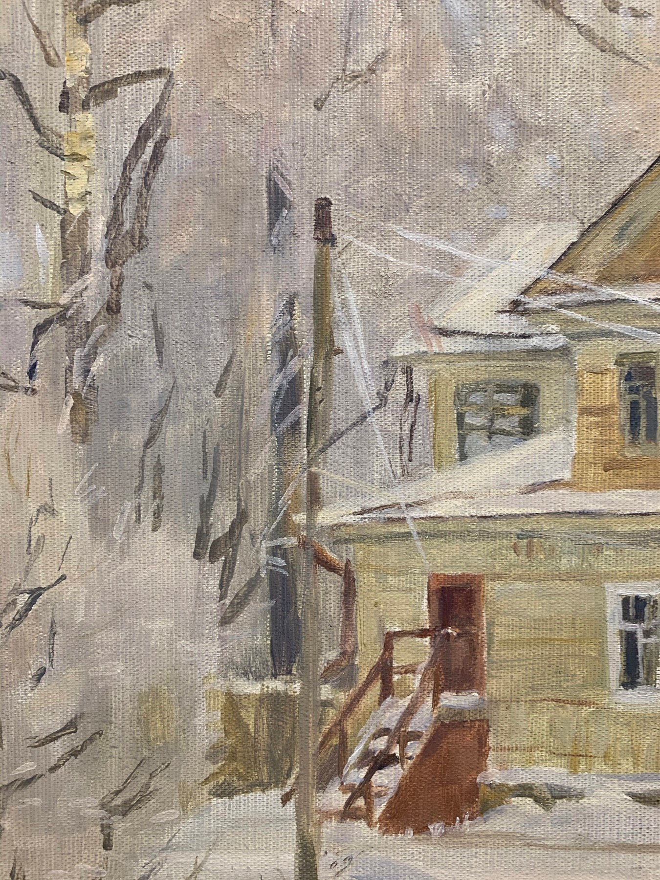 Frozen morning. 1988 — Pesikov Vladimir (1)