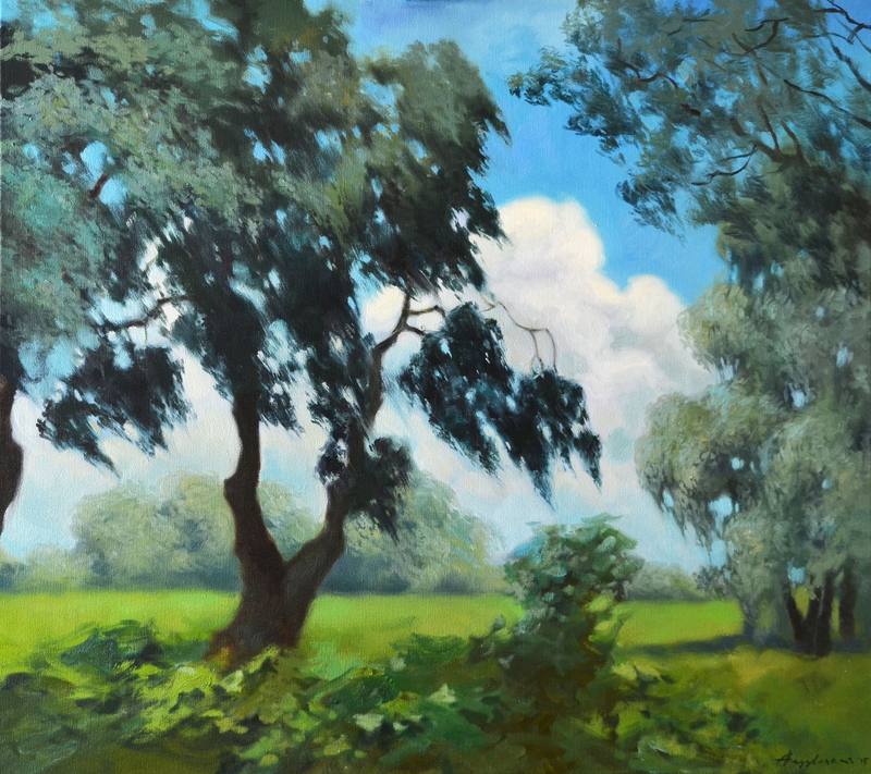 Willow in the wind — Nedzvetskaya Alexandra