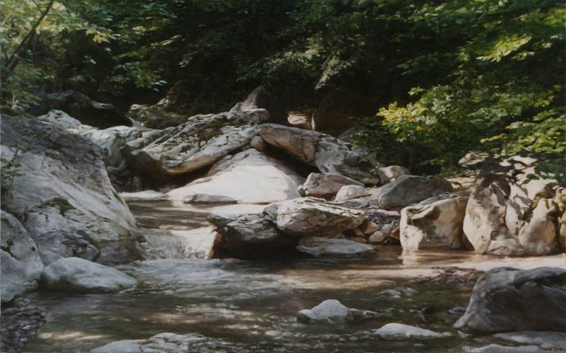 Stream in a forest — Ulybin Gennadiy