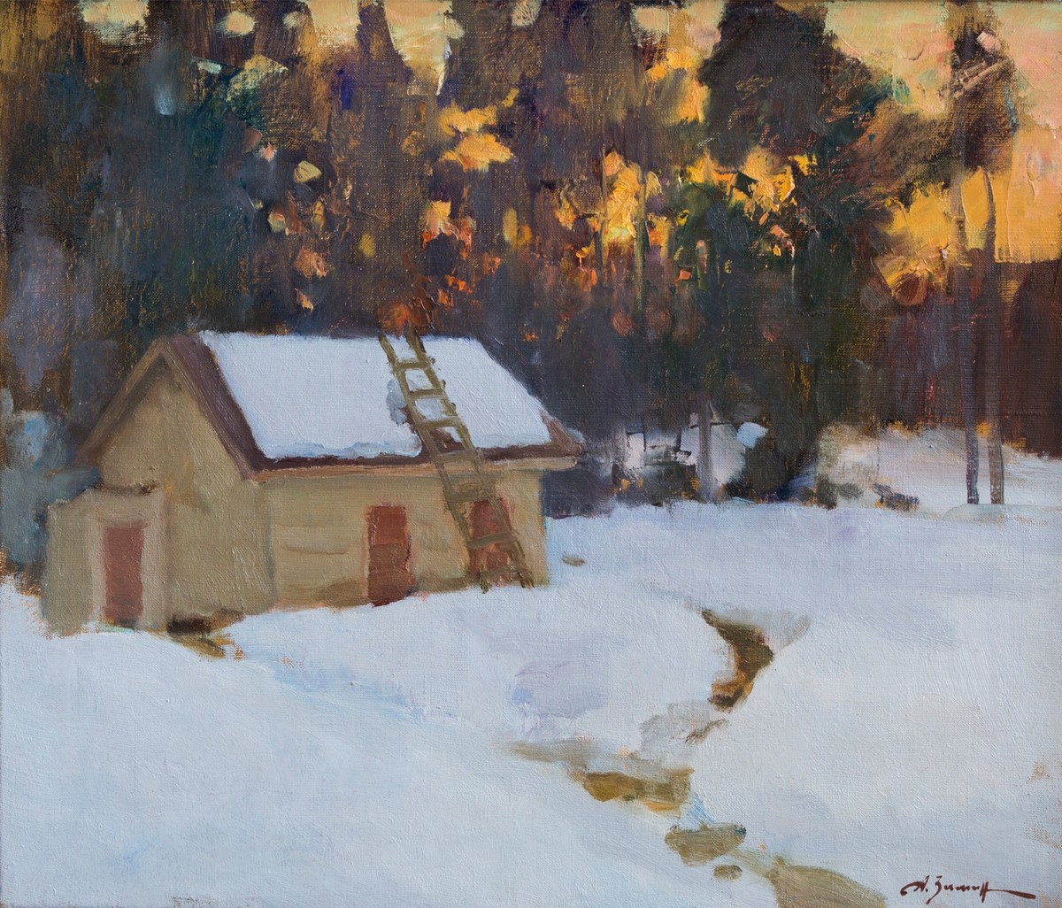 Winter gloaming. — Zimin Alexander