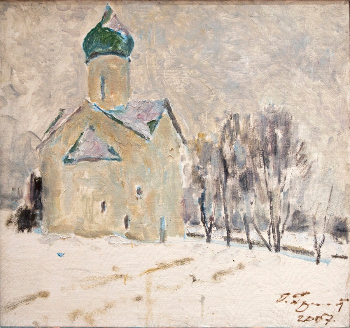 Novgorod. Snowstorm — Eremeev Oleg Arkadievich