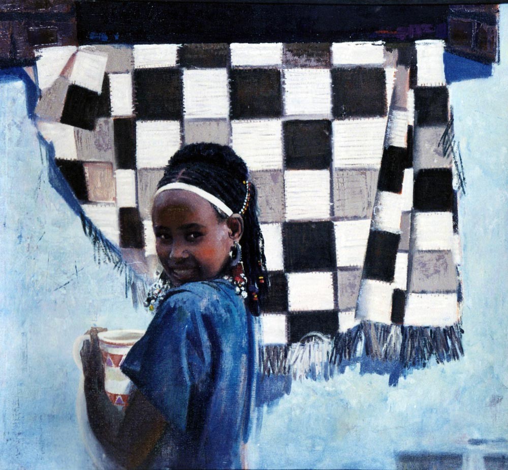 Pitcher of milk — Tesfay Atchbekha Negga