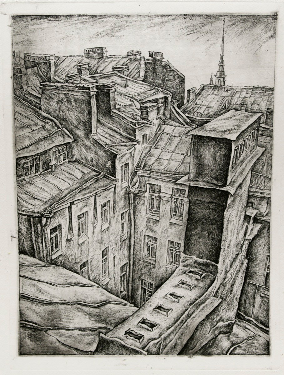 St.Petersburg's roofs — Stroganov Leonid